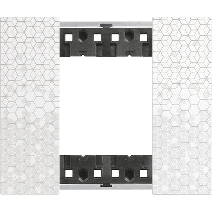 Rama finisaj, 2 module, culoare Pixel, Living Now KA4802MW, , alternativo.ro