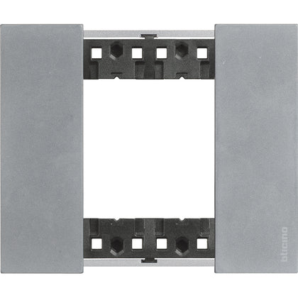 Rama finisaj, 2 module, culoare Moon, Living Now KA4802NW, , alternativo.ro