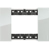 Rama finisaj, 3 module, culoare Sky, Living Now KA4803DA
