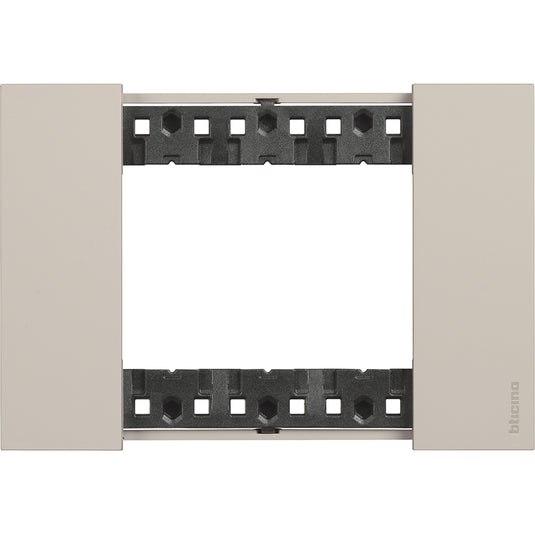Rama finisaj, 3 module, culoare Nisip, Living Now KA4803KM