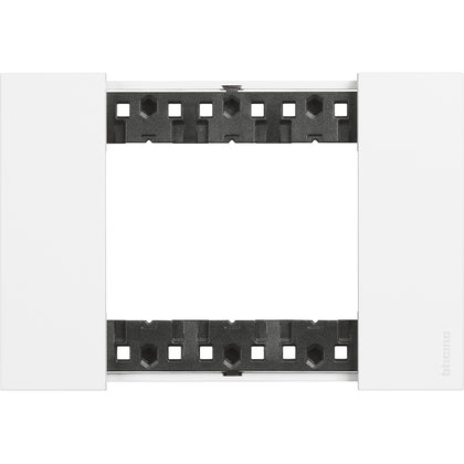 Rama finisaj, 3 module, culoare Alb, Living Now KA4803KW, , alternativo.ro