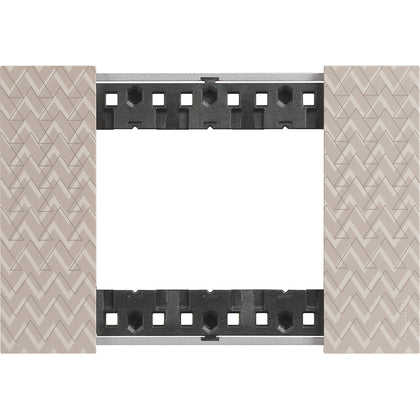 Rama finisaj, 3 module, culoare Optic, Living Now KA4803MM, , alternativo.ro
