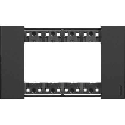 Rama finisaj, 4 module, culoare Negru, Living Now KA4804KG, , alternativo.ro