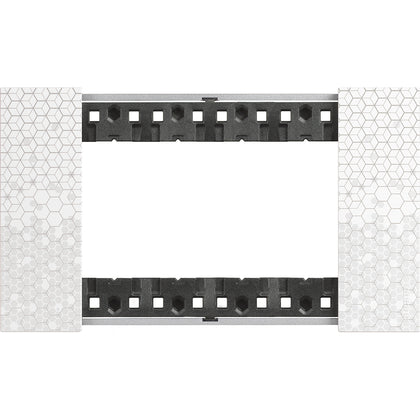 Rama finisaj, 4 module, culoare Pixel, Living Now KA4804MW, , alternativo.ro