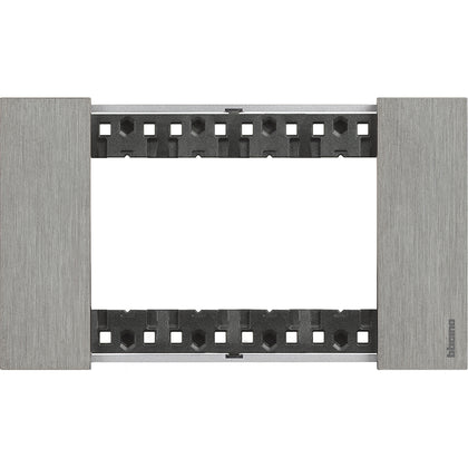 Rama finisaj, 4 module, culoare Otel, Living Now KA4804ZG, , alternativo.ro