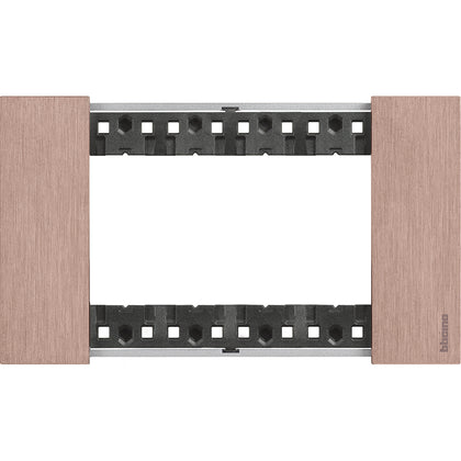 Rama finisaj, 4 module, culoare Cupru, Living Now KA4804ZM, , alternativo.ro