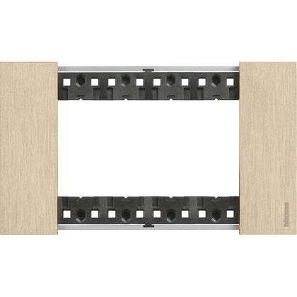 Rama finisaj, 4 module, culoare Auriu, Living Now KA4804ZW, , alternativo.ro