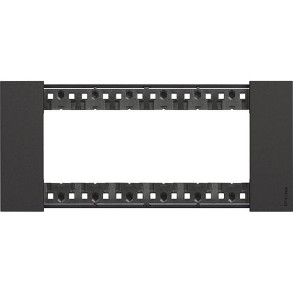 Rama finisaj, 6 module, culoare Negru, Living Now KA4806KG, , alternativo.ro