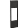Placa pentru priza RJ11, RJ45 si audio, 1 modul, negru, Living Now KG07
