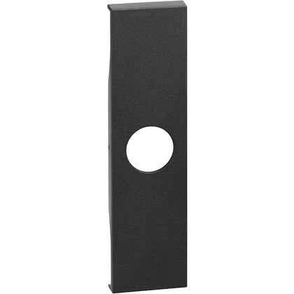 Placa pentru priza TV, 1 modul, negru, Living Now KG08, , alternativo.ro