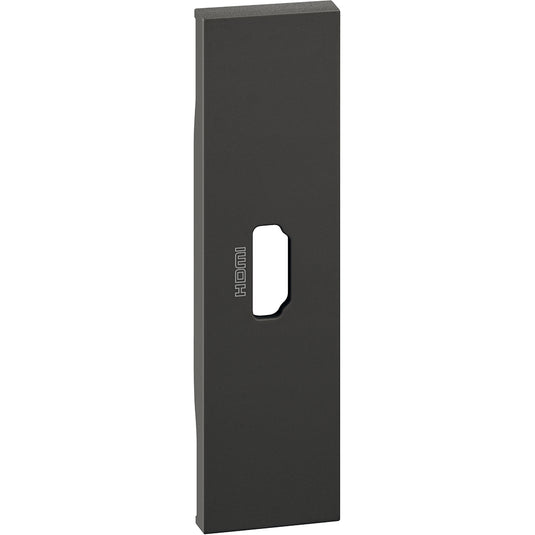 Placa pentru priza HDMI, 1 modul, negru, Living Now KG14