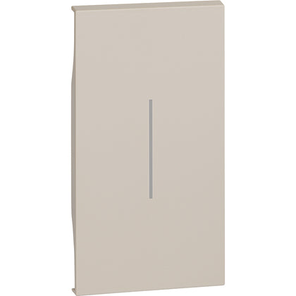 Tasta intrerupator, iluminabila, 2 module, nisip, Living Now KM01M2, , alternativo.ro