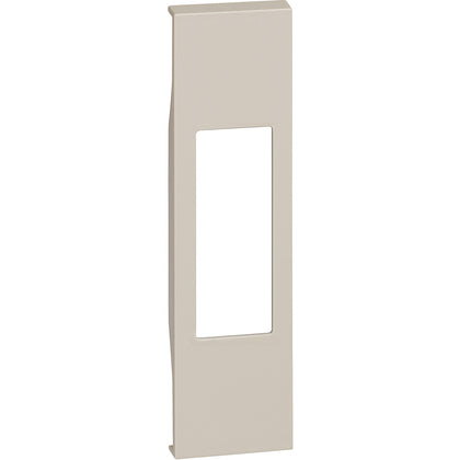 Placa priza, 1 modul, standard italian, nisip, Living Now KM02, , alternativo.ro