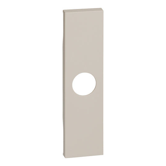 Placa pentru priza TV, 1 modul, nisip, Living Now KM08