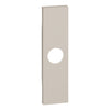 Placa pentru priza TV, 1 modul, nisip, Living Now KM08