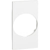 Placa priza, 2 module, standard german, alb, Living Now KW04