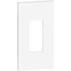 Placa pentru priza RJ11, RJ45, A/V, 2 module, alb, Living Now KW07M2