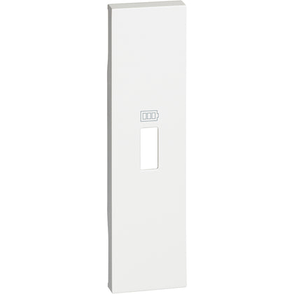 Placa incarcator USB, 1 modul, alb, Living Now KW10C, , alternativo.ro