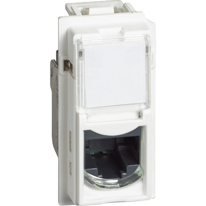 Priza de date, 1 modul, RJ45, Cat.5e, UTP, alb, Living Now KW4279C5E, , alternativo.ro