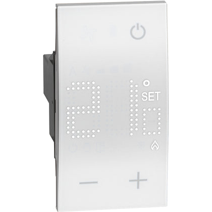 Termostat de camera, 2 module, 230V, alb, Living Now KW4441, , alternativo.ro