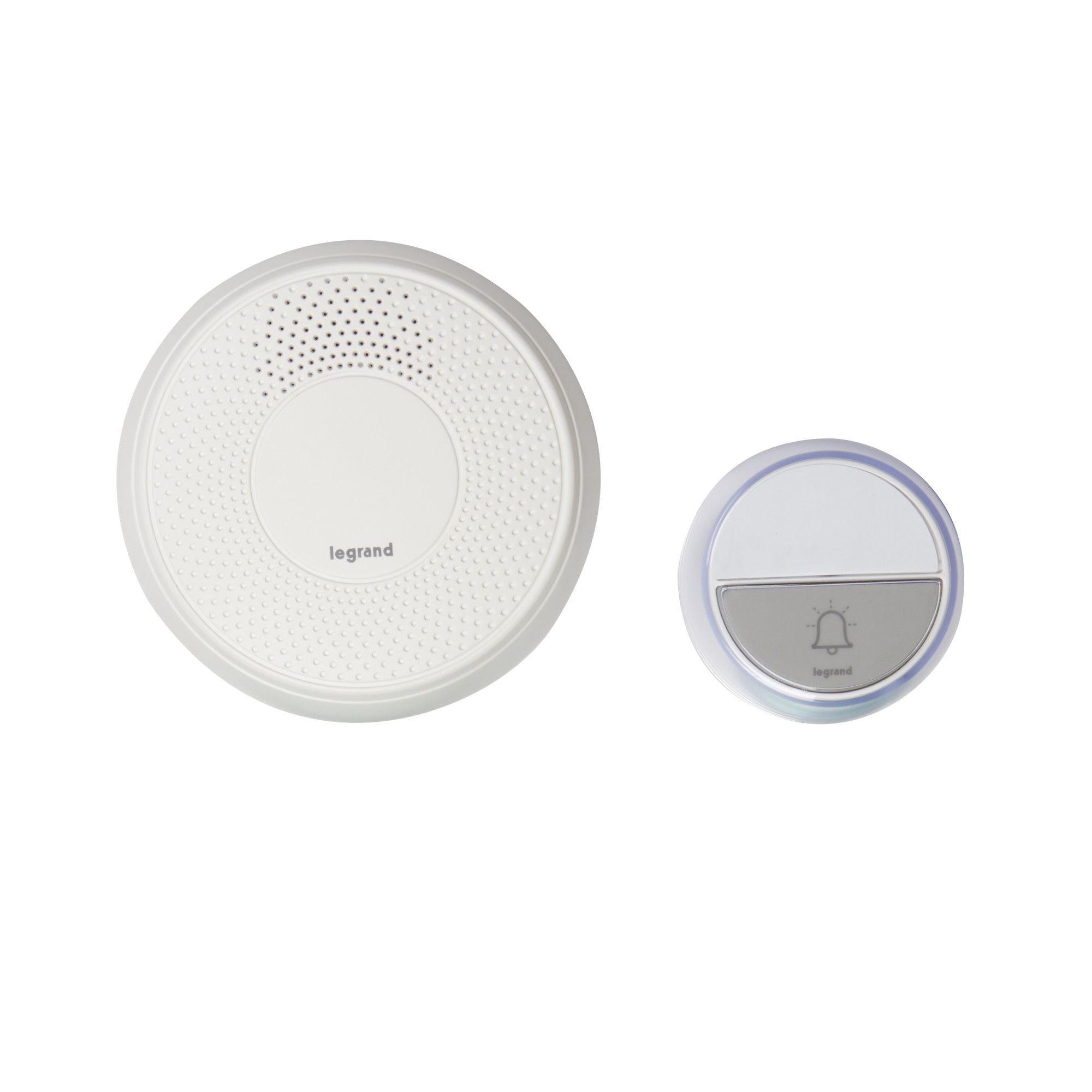 Kit sonerie wireless Comfort, 15 melodii, 75dB, IP44, alb, Legrand 094252, 1, alternativo.ro