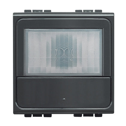 Senzor pasiv cu infrarosu, 2 module, borne cu surub, Antracit, Living Light L4434N, , alternativo.ro