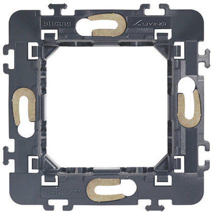 Suport aparataj modular, 2 module, Living Light L4702, alternativo.ro