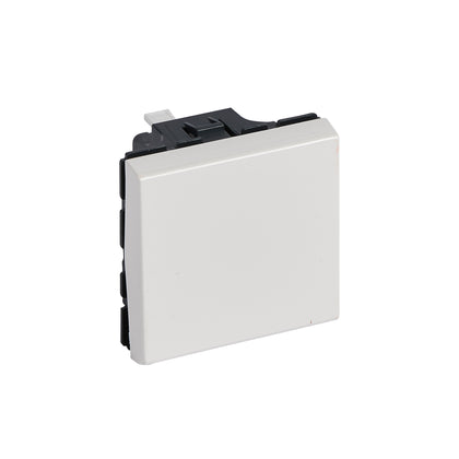 Buton cu revenire, 2 module, 6A, alb, Mosaic 077040, , alternativo.ro