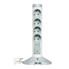 MOES BLOC MULTIPRIZA 4x2P+T + 2xUSB + 1xMicro-USB 2M CU INTRERUPATOR 694614
