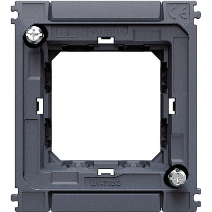 Suport aparataj modular, 2 module, cu suruburi, Living Light Air LN4702C, alternativo.ro