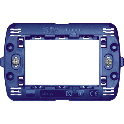 Suport aparataj modular, 3 module, Living Light LN4703, alternativo.ro