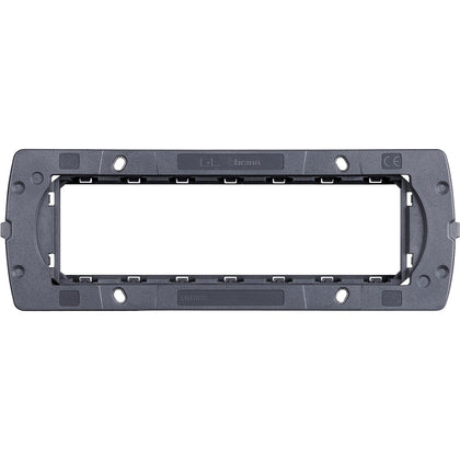 Suport aparataj modular, 7 module, cu suruburi, Living Light Air LN4707C, , alternativo.ro