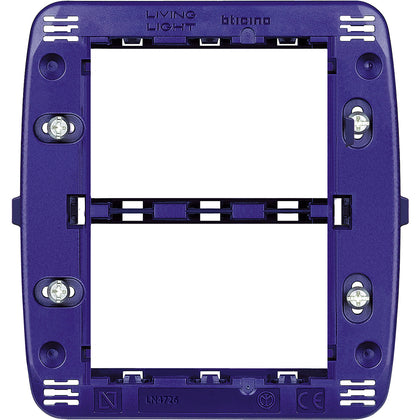 Suport aparataj modular, 6 module (3m+3m), Living Light LN4726, , alternativo.ro