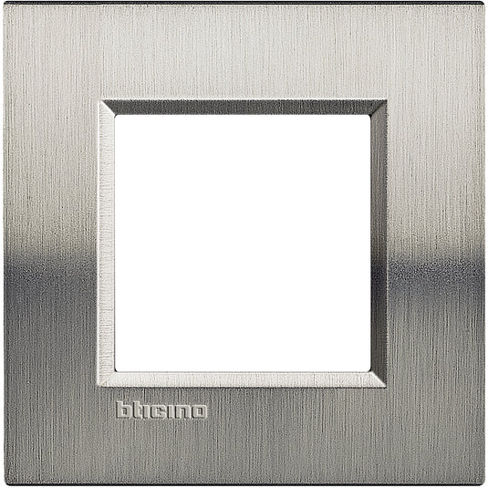 Rama ornament, 2 module, finisaj Otel slefuit, Living Light LNA4802ACS