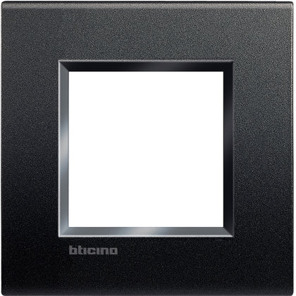 Rama ornament, 2 module, finisaj Antracit, Living Light LNA4802AR, , alternativo.ro