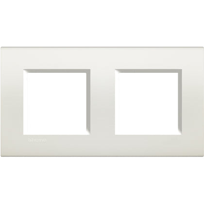 Rama ornament, 4 module (2m+2m), finisaj Alb, Living Light LNA4802M2BI, , alternativo.ro