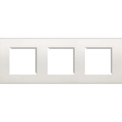 Rama ornament, 6 module (2m+2m+2m), finisaj Alb, Living Light LNA4802M3BI, , alternativo.ro