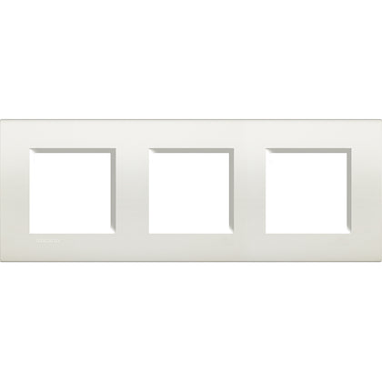 Rama ornament, 6 module (2m+2m+2m), finisaj Alb, Living Light LNA4802M3BI, alternativo.ro