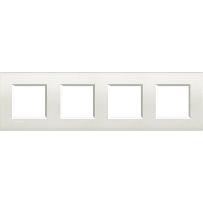 Rama ornament, 8 module (2m+2m+2m+2m), finisaj Alb, Living Light LNA4802M4BI, , alternativo.ro