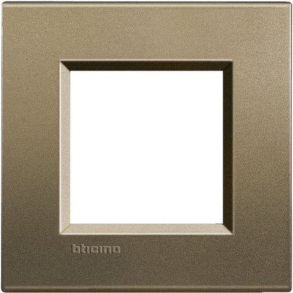 Rama ornament, 2 module, finisaj Square, Living Light LNA4802SQ, alternativo.ro