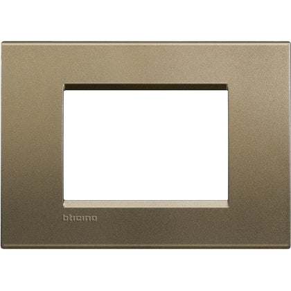 Rama ornament, 3 module, finisaj Square, Living Light LNA4803SQ, alternativo.ro