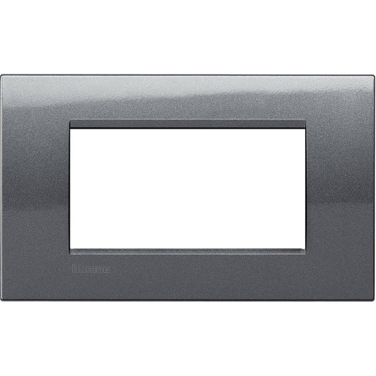 Rama ornament, 4 module, finisaj Otel, Living Light LNA4804AC