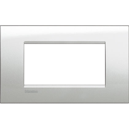 Rama ornament, 4 module, finisaj Moonlight silver, Living Light LNA4804GL, , alternativo.ro
