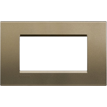 Rama ornament, 4 module, finisaj Square, Living Light LNA4804SQ, , alternativo.ro