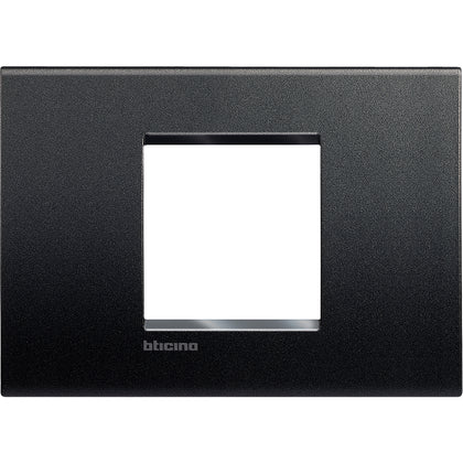 Rama ornament, 2 module, centrat, finisaj Antracit, Living Light LNA4819AR, , alternativo.ro