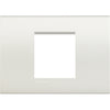 Rama ornament, 2 module, centrat, finisaj Alb, Living Light LNA4819BI