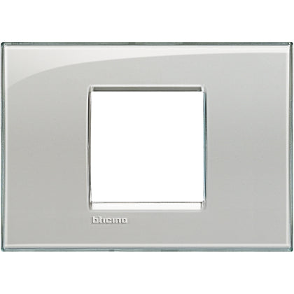 Rama ornament, 2 module, centrat, finisaj Cold Grey, Living Light LNA4819KG, alternativo.ro