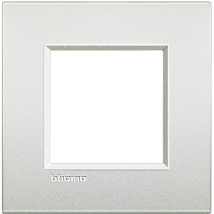 Rama ornament, 2 module, finisaj Alb perlat, Living Light Air LNC4802PR, , alternativo.ro