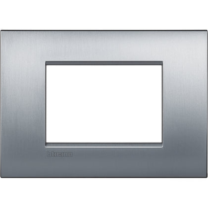 Rama ornament, 3 module, finisaj Crom periat, Living Light Air LNC4803CRS, , alternativo.ro