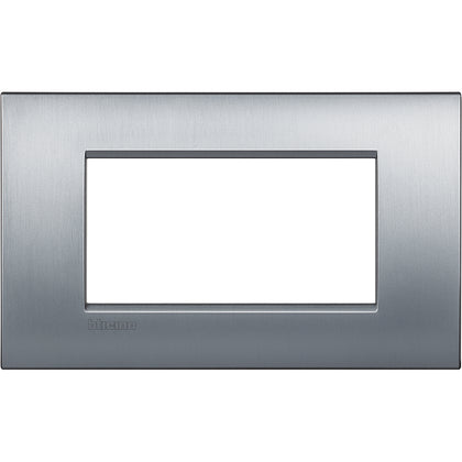 Rama ornament, 4 module, finisaj Crom periat, Living Light Air LNC4804CRS, , alternativo.ro